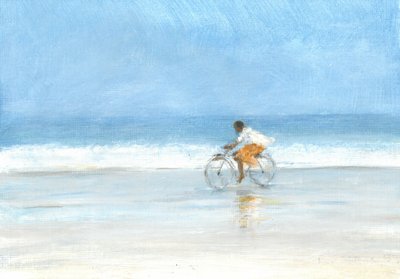 Boy on a Bike 1 by Lincoln Seligman